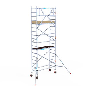Euroscaffold Basis Rolsteiger 75 x 190 x 6,2 meter werkhoogte Basis Rolsteiger 75 x 190 x 6,2 meter werkhoogte