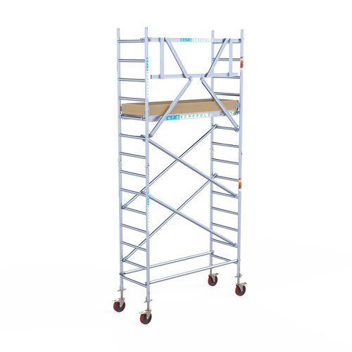 Euroscaffold Basis rolsteiger 75 x 190 x 5,2m werkhoogte