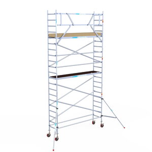 Euroscaffold Basis rolsteiger 75 x 305 x 7,2 meter werkhoogte Basis rolsteiger 75 x 305 x 7,2 meter werkhoogte