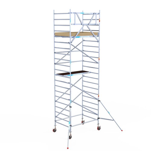 Basis rolsteiger 135 x 190 x 7,2m werkhoogte Euroscaffold Basis rolsteiger 135 x 190 x 7,2m werkhoogte