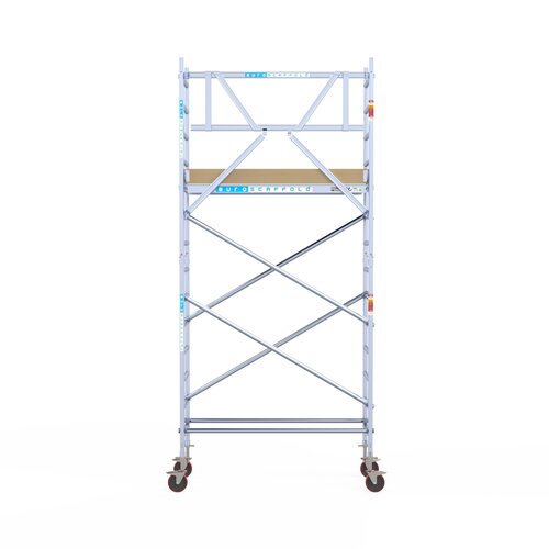 Basis rolsteiger 75 x 190 x 5,2m werkhoogte met lichtgewicht platform Euroscaffold Basis rolsteiger 75 x 190 x 5,2m werkhoogte met lichtgewicht platform