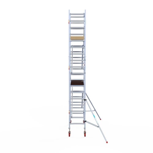 Euroscaffold Basis rolsteiger 75 x 190 x 6,2m werkhoogte met lichtgewicht platform