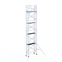 Euroscaffold Basis rolsteiger 75 x 190 x 10,2m werkhoogte met lichtgewicht platform