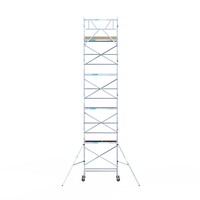 Euroscaffold Basis rolsteiger 75 x 190 x 10,2m werkhoogte met lichtgewicht platform
