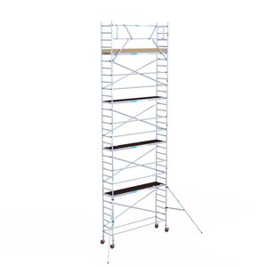 Euroscaffold Basis rolsteiger 75 x 305 x 10,2m werkhoogte met lichtgewicht platform Basis rolsteiger 75 x 305 x 10,2m werkhoogte met lichtgewicht platform