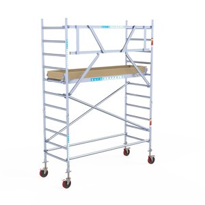 Euroscaffold Basis rolsteiger 90 x 250 x 4,2m werkhoogte met lichtgewicht platform Basis rolsteiger 90 x 250 x 4,2m werkhoogte met lichtgewicht platform
