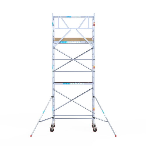 Basis rolsteiger 90 x 190 x 6,2m werkhoogte met lichtgewicht platform Euroscaffold Basis rolsteiger 90 x 190 x 6,2m werkhoogte met lichtgewicht platform