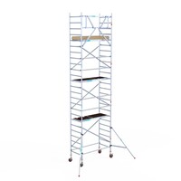 Euroscaffold Basis rolsteiger 90 x 190 x 8,2m werkhoogte met lichtgewicht platform