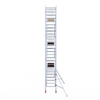 Euroscaffold Basis rolsteiger 90 x 190 x 8,2m werkhoogte met lichtgewicht platform