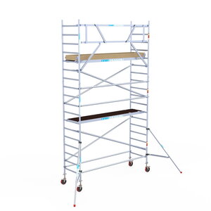 Euroscaffold Basis rolsteiger 90 x 305 x 6,2m werkhoogte met lichtgewicht platform Basis rolsteiger 90 x 305 x 6,2m werkhoogte met lichtgewicht platform