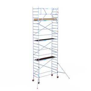 Euroscaffold Basis rolsteiger 90 x 250 x 8,2m werkhoogte met lichtgewicht platform Basis rolsteiger 90 x 250 x 8,2m werkhoogte met lichtgewicht platform