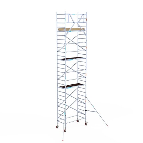 Basis rolsteiger 90 x 190 x 9,2m werkhoogte met lichtgewicht platform Euroscaffold Basis rolsteiger 90 x 190 x 9,2m werkhoogte met lichtgewicht platform