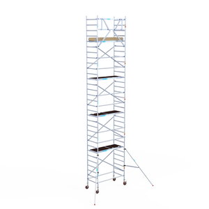 Euroscaffold Basis rolsteiger 90 x 190 x 10,2m werkhoogte met lichtgewicht platform Basis rolsteiger 90 x 190 x 10,2m werkhoogte met lichtgewicht platform