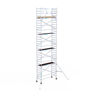Euroscaffold Basis rolsteiger 90 x 250 x 10,2m werkhoogte met lichtgewicht platform Basis rolsteiger 90 x 250 x 10,2m werkhoogte met lichtgewicht platform