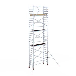 Euroscaffold Basis rolsteiger 90 x 250 x 9,2m werkhoogte met lichtgewicht platform Basis rolsteiger 90 x 250 x 9,2m werkhoogte met lichtgewicht platform