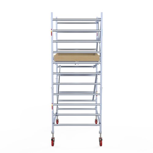 Euroscaffold Basis rolsteiger 135 x 190 x 4,2m werkhoogte met lichtgewicht platform