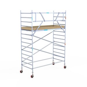 Euroscaffold Basis rolsteiger 135 x 305 x 5,2m werkhoogte met lichtgewicht platform Basis rolsteiger 135 x 305 x 5,2m werkhoogte met lichtgewicht platform