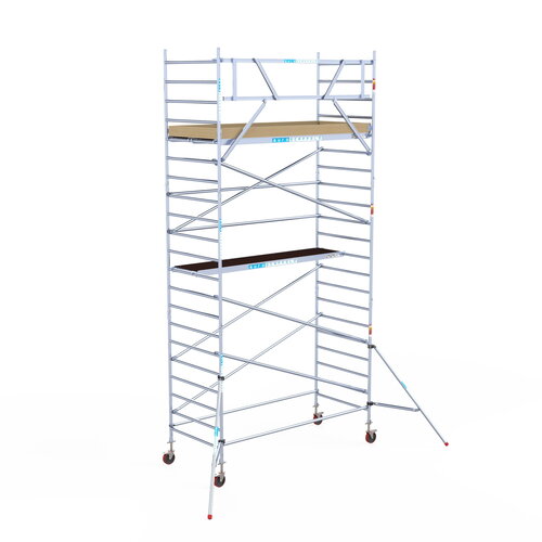 Basis rolsteiger 135 x 305 x 7,2m werkhoogte met lichtgewicht platform Euroscaffold Basis rolsteiger 135 x 305 x 7,2m werkhoogte met lichtgewicht platform