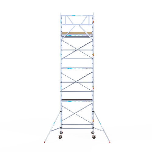 Basis rolsteiger 135 x 190 x 8,2m werkhoogte met lichtgewicht platform Euroscaffold Basis rolsteiger 135 x 190 x 8,2m werkhoogte met lichtgewicht platform