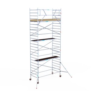 Euroscaffold Basis rolsteiger 135 x 305 x 8,2m werkhoogte met lichtgewicht platform Basis rolsteiger 135 x 305 x 8,2m werkhoogte met lichtgewicht platform