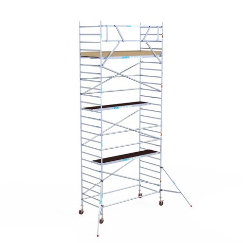 Basis rolsteiger 135 x 305 x 8,2m werkhoogte met lichtgewicht platform Euroscaffold Basis rolsteiger 135 x 305 x 8,2m werkhoogte met lichtgewicht platform