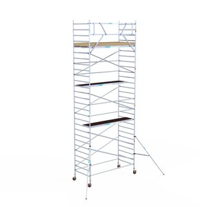 Euroscaffold Basis rolsteiger 135 x 305 x 9,2m werkhoogte met lichtgewicht platform Basis rolsteiger 135 x 305 x 9,2m werkhoogte met lichtgewicht platform
