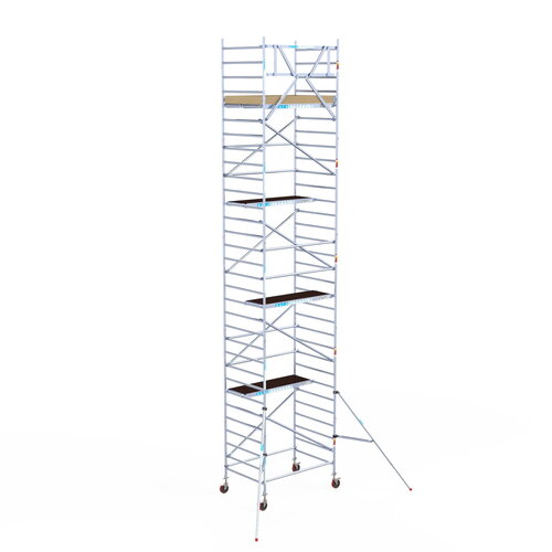 Euroscaffold Basis rolsteiger 135 x 190 x 10,2m werkhoogte met lichtgewicht platform