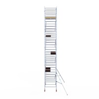 Euroscaffold Basis rolsteiger 135 x 250 x 10,2m werkhoogte met lichtgewicht platform Euroscaffold Basis rolsteiger 135 x 250 x 10,2m werkhoogte met lichtgewicht platform