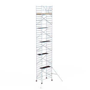 Euroscaffold Basis rolsteiger 135 x 190 x 12,2m werkhoogte met lichtgewicht platform Basis rolsteiger 135 x 190 x 12,2m werkhoogte met lichtgewicht platform