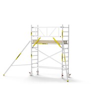 Panthera Panthera PRO met enkele voorloopleuning 75x245x4,2m werkhoogte carbon vloer