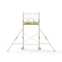 Panthera Panthera PRO met enkele voorloopleuning 75x185x5,2m werkhoogte carbon vloer
