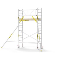 Panthera Panthera PRO met enkele voorloopleuning 75x245x5,2m werkhoogte carbon vloer