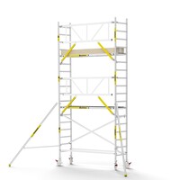 Panthera Panthera PRO met enkele voorloopleuning 75x245x6,2m werkhoogte carbon vloer