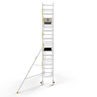 Panthera Panthera PRO met enkele voorloopleuning 75x245x6,2m werkhoogte carbon vloer