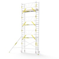 Panthera Panthera PRO met enkele voorloopleuning 75x245x8,2m werkhoogte carbon vloer