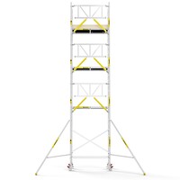 Panthera Panthera PRO met enkele voorloopleuning 75x185x9,2m werkhoogte carbon vloer