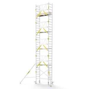 Panthera PRO met enkele voorloopleuning 75x185x10,2m werkhoogte carbon vloer