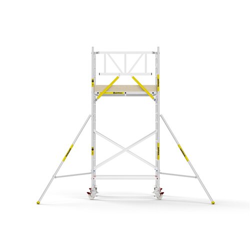 Panthera PRO met enkele voorloopleuning 135x185x5,2m werkhoogte carbon vloer Panthera Panthera PRO met enkele voorloopleuning 135x185x5,2m werkhoogte carbon vloer