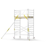Panthera Panthera PRO met enkele voorloopleuning 135x245x5,2m werkhoogte carbon vloer