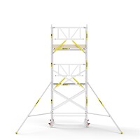 Panthera Panthera PRO met enkele voorloopleuning 135x185x6,2m werkhoogte carbon vloer