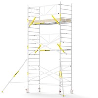 Panthera Panthera PRO met enkele voorloopleuning 135x305x7,2m werkhoogte carbon vloer