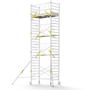 MAANDDEAL: Panthera PRO met enkele voorloopleuning 135x245x9,2m werkhoogte carbon vloer
