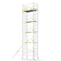 Panthera Panthera PRO met enkele voorloopleuning 135x245x11,2m werkhoogte carbon vloer