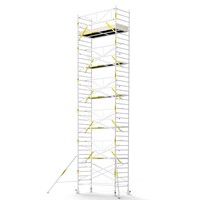 Panthera Panthera PRO met enkele voorloopleuning 135x305x12,2m werkhoogte carbon vloer