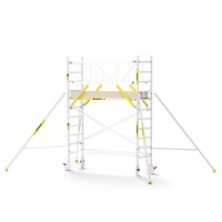 Panthera Panthera PRO met dubbele voorloopleuning 75x245x4,2m werkhoogte carbon vloer