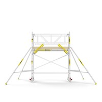 Panthera Panthera PRO met dubbele voorloopleuning 75x245x4,2m werkhoogte carbon vloer