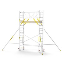 Panthera Panthera PRO met dubbele voorloopleuning 75x245x5,2m werkhoogte carbon vloer