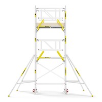 Panthera Panthera PRO met dubbele voorloopleuning 75x185x6,2m werkhoogte carbon vloer