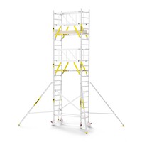Panthera Panthera PRO met dubbele voorloopleuning 75x185x7,2m werkhoogte carbon vloer