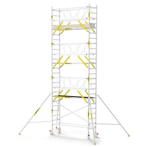 Panthera Panthera PRO met dubbele voorloopleuning 75x245x8,2m werkhoogte carbon vloer Panthera PRO met dubbele voorloopleuning 75x245x8,2m werkhoogte carbon vloer